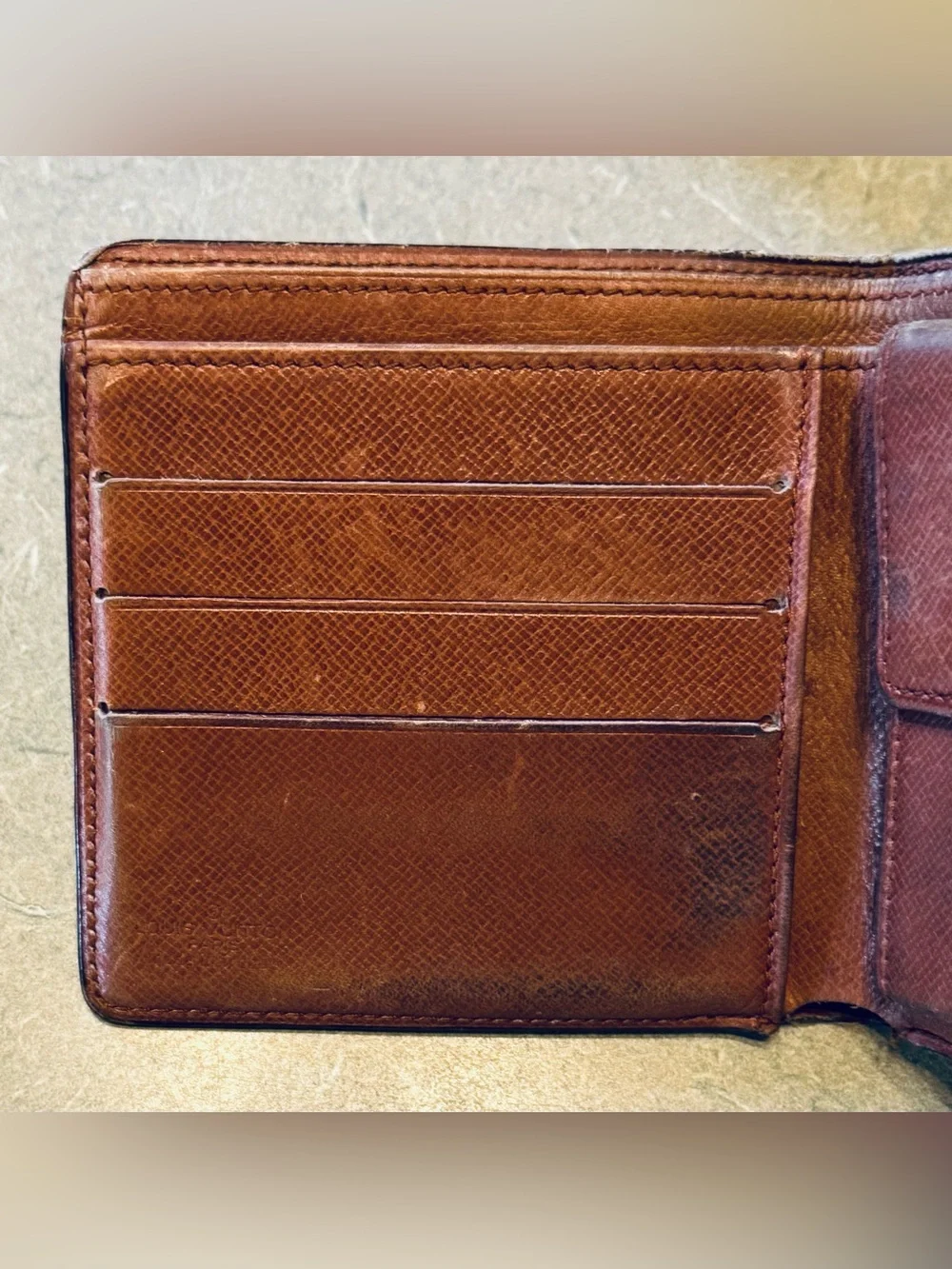 Vintage 1987 Louis Vuitton Monogram Bifold Wallet M61665 France